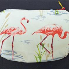 Purse Makeup Bag - Flamingo