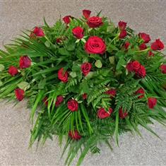 Red Rose Casket Spray