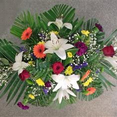 Mixed Colour Casket Spray1