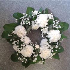 White Open Wreath