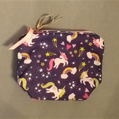 Purse - Unicorns Blue