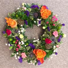 Summer Coloured Wreath