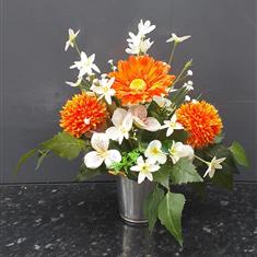 Orange &amp; White Arrangement